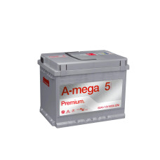 Автомобильный аккумулятор A-mega Premium 6-СТ 60Ah L+ 600A 