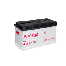 Автомобильный аккумулятор A-mega Ultra 6-СТ 105Ah R+ 960A 
