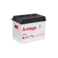 Автомобильный аккумулятор A-mega Ultra 6-СТ 62Ah R+ 610A 