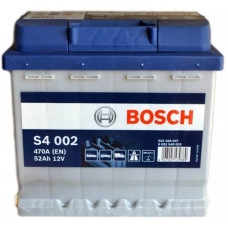 Автомобильный аккумулятор Bosch S4 002 6-СТ 52Ah R+ 470A 0092S40020