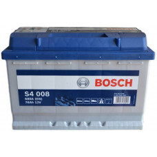 Автомобильный аккумулятор Bosch S4 008 6-СТ 74Ah R+ 680A 0092S40080