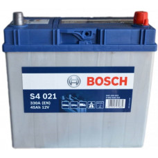 Автомобильный аккумулятор Bosch S4 021 6-СТ 45Ah R+ 330A 0092S40210