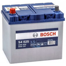 Автомобильный аккумулятор Bosch S4 025 6-СТ 60Ah L+ 540A 0092S40250