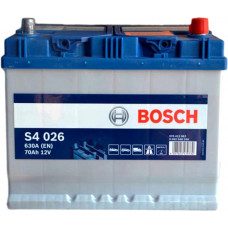 Автомобильный аккумулятор Bosch S4 026 6-СТ 70Ah R+ 630A 0092S40260