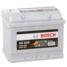Автомобильный аккумулятор Bosch S5 005 6-СТ 63Ah R+ 610A 0092S50050