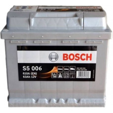 Автомобильный аккумулятор Bosch S5 006 6-СТ 63Ah L+ 610A 0092S50060