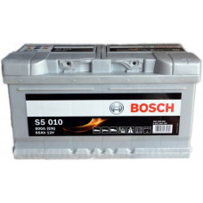 Автомобильный аккумулятор Bosch S5 010 6-СТ 85Ah R+ 800A 0092S50100