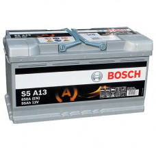 Автомобильный аккумулятор Bosch S5 A13 AGM 6-СТ 95Ah R+ 850A 0092S5A130