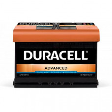 Автомобильный аккумулятор Duracell Advanced 6-СТ 74Ah R+ 680A 