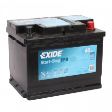 Автомобильный аккумулятор Exide EL600 EFB 6-СТ 60Ah R+ 640A 