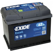 Автомобильный аккумулятор Exide EB621 6-СТ 62Ah L+ 540A Excel