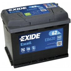Автомобильный аккумулятор Exide EB620 6-СТ 62Ah R+ 540A Excel