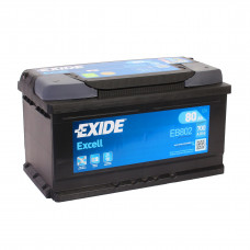 Автомобильный аккумулятор Exide EB802 6-СТ 80Ah R+ 700A Excel