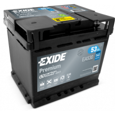 Автомобильный аккумулятор Exide EA530 6-СТ 53Ah R+ 540A Premium