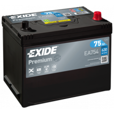 Автомобильный аккумулятор Exide EA754 6-СТ 75Ah R+ 630A Premium