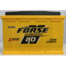 Автомобильный аккумулятор Forse 6-СТ 80Ah R+ 780A