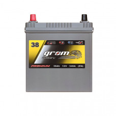 Автомобильный аккумулятор Grom (Корея) 6-СТ 38Ah L+ 340A 