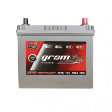 Автомобильный аккумулятор Grom (Корея) 6-СТ 45Ah R+ 460A EFB