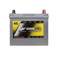 Автомобильный аккумулятор Grom (Корея) 6-СТ 45Ah R+ 430A 