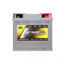 Автомобильный аккумулятор Grom (Корея) 6-СТ 50Ah R+ 480A 