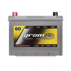 Автомобильный аккумулятор Grom (Корея) 6-СТ 60Ah L+ 520A 