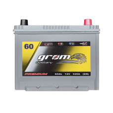 Автомобильный аккумулятор Grom (Корея) 6-СТ 60Ah R+ 520A 