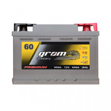 Автомобильный аккумулятор Grom (Корея) 6-СТ 60Ah R+ 600A 