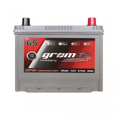 Автомобильный аккумулятор Grom (Корея) 6-СТ 65Ah R+ 670A EFB