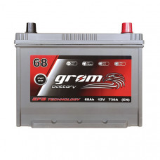 Автомобильный аккумулятор Grom (Корея) 6-СТ 68Ah R+ 730A EFB