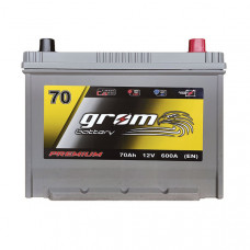 Автомобильный аккумулятор Grom (Корея) 6-СТ 70Ah R+ 600A 