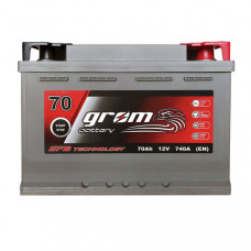 Автомобильный аккумулятор Grom (Корея) 6-СТ 70Ah R+ 740A EFB