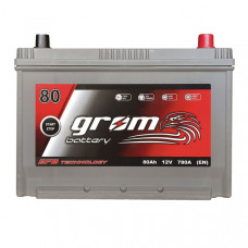 Автомобильный аккумулятор Grom (Корея) 6-СТ 80Ah R+ 780A EFB