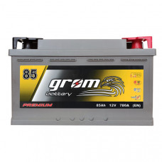 Автомобильный аккумулятор Grom (Корея) 6-СТ 85Ah R+ 780A 