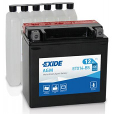 Мото аккумулятор Exide 12Ah ETX14-BS AGM