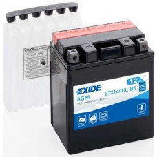Мото аккумулятор Exide 12Ah ETX14AH-BS AGM