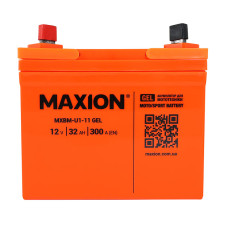 Мото аккумулятор Maxion 32Ah 300A MXBM-U1-11 GEL