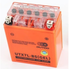 Мото аккумулятор Outdo 7Ah UTX7L-BS GEL