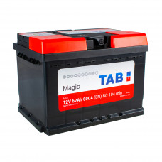 Автомобильный аккумулятор Tab 6-СТ 62Ah R+ 600A Magic