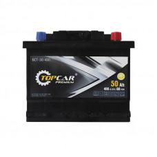 Автомобильный аккумулятор Top Car Premium 6-СТ 50Ah R+ 480A 