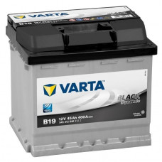 Автомобильный аккумулятор Varta B19 6-СТ 45Ah R+ 400A Black Dynamic