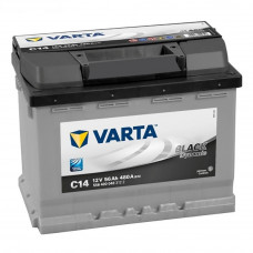 Автомобильный аккумулятор Varta C14 6-СТ 56Ah R+ 480A Black Dynamic