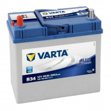 Автомобильный аккумулятор Varta B34 6-СТ 45Ah L+ 330A Blue Dynamic