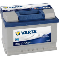 Автомобильный аккумулятор Varta D59 6-СТ 60Ah R+ 540A Blue Dynamic