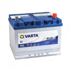 Автомобильный аккумулятор Varta N72 EFB 6СТ-72Ah R+ 760A  Blue Dynamic 