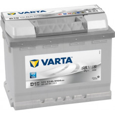 Автомобильный аккумулятор Varta D15 6-СТ 63Ah R+ 610A Silver Dynamic