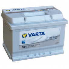 Автомобильный аккумулятор Varta D21 6-СТ 61Ah R+ 600A Silver Dynamic