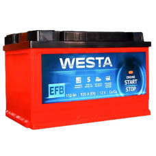 Автомобильный аккумулятор WESTA EFB 6-СТ 110Ah R+ 920A Start-Stop