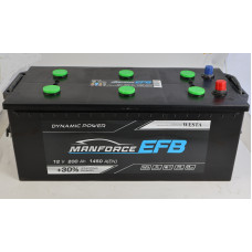 Автомобильный аккумулятор WESTA MANFORCE EFB 6-СТ 200Ah 1450A L+ D5 Start-Stop