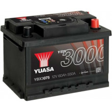 Автомобильный аккумулятор Yuasa 6-СТ 60Ah R+ 550A YBX3075