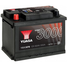 Автомобильный аккумулятор Yuasa 6-СТ 62Ah L+ 550A YBX3078